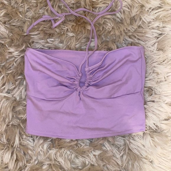 Tops - Purple Halter Tie top
